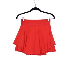 LULULEMON Court Rival High-Rise Skirt Long Hot Heat Lightweight Active Women's 4